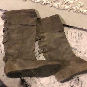 DV Dolce Vita Slouch Boots with back buckle detail